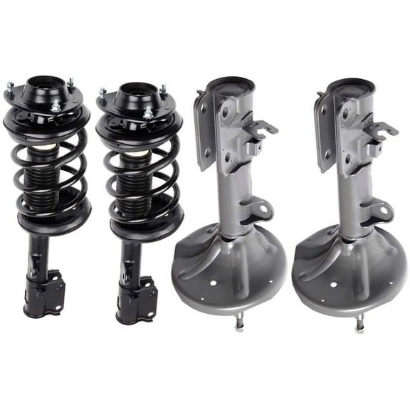 ECCPP Complete Struts Front and Rear Pair Strut Spring Assembly Shock Absorber for 2005-2009 for Hyundai Tucson 2005-2010 for Kia for Sportage Set of 4