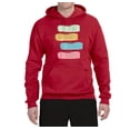 thumbnail image 2 of Positive Vibe Be Kind Brave Thankful Be Yourself Inspirational/Christian Unisex Graphic Hoodie Sweatshirt, Red, Medium, 2 of 3