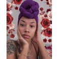 thumbnail image 3 of Hair Wrap for Black Women with Natural Hair Large Stretch Soft Edge Scarves for Braids Dreadlocks Headbands, 3 of 8
