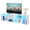 White, variant on GALAXHERO 80 Inch TV Stand for Living Room & Bedroom, Deformable 3-Piece Media Console with LED Strip, Black