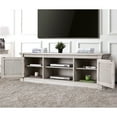 thumbnail image 4 of Furniture of America Vallie Cottage Wood 60-Inch TV Stand in Antique White, 4 of 8