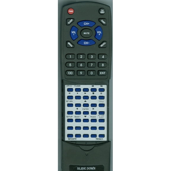 Replacement Remote for MAGNAVOX 996500034749, RT996500034749, 20MC420637, 13MC3206, 20MC4206, 13MC320637