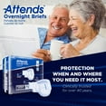 thumbnail image 5 of Attends Overnight Incontinence Underwear, X Large, 56 Count, 5 of 10
