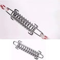 thumbnail image 2 of Tent Spring Buckle, 4Pcs Damping Spring Sunshade Heavy Duty Stainless Steel Awning Rope Tensioner Spring Camping Beach Tent, 2 of 5
