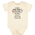thumbnail image 3 of Inktastic My First New Year's Resolutions Boys or Girls Baby Bodysuit, 3 of 5