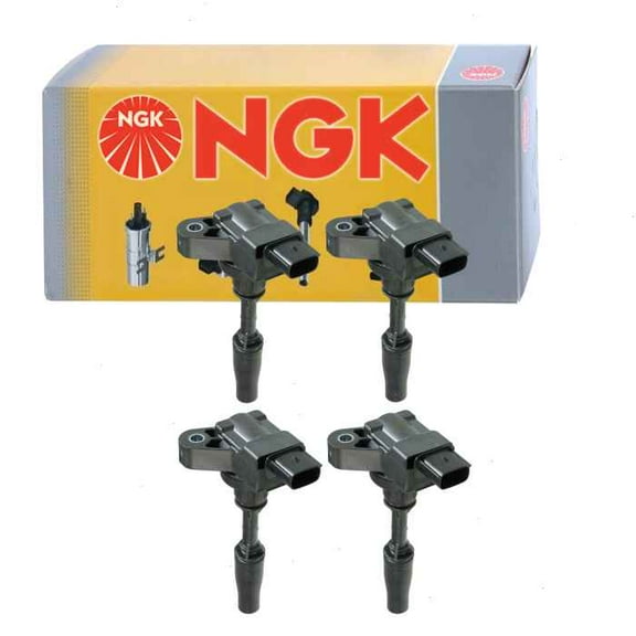 4 pc NGK Ignition Coils compatible with GMC Canyon 2.5L L4 2015-2019