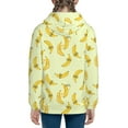 thumbnail image 6 of Naloa Bananas Teenage Zipper Hoodie, Long Sleeve Zip Up Hoodies Casual Jackets Tops for 7-12 Years-Medium, 6 of 6