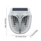thumbnail image 3 of CaiYueKe Solar Lights Outdoor Magnetic Garden Lights Auto On/Off Waterproof Solar Powered Wall Lights with Light Sensor for Patio Yard Fence Pathway Landscape Decoration Warm White LED, 3 of 8
