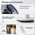 thumbnail image 3 of VENTILADOR NEBULIZADOR DE PEDESTAL 85W CON CONTROL REMOTO TANQUE 2L Y TEMPORIZADOR 12 H, 3 of 4