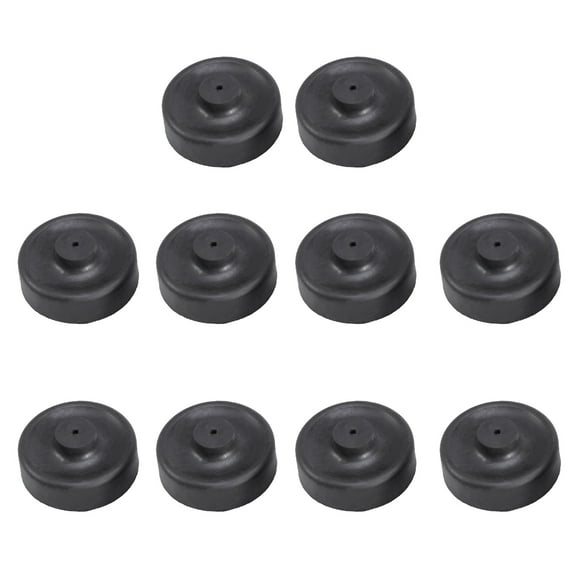 10 Pieces Black Silica Gel Submersible Aquarium Pump for Inflatable Use