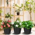 thumbnail image 2 of 5-Pcs Black 15 Gallon Circular Seedling Pots Plastic Plant Pots Seedling Cups Nursery Pots Plant Containers, 2 of 7