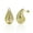 Yellow Gold, variant on Cate & Chloe Candice 18k White Gold Plated Tear Drop Earrings for Women, Gift for Her
