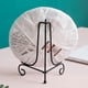 thumbnail image 3 of Soporte de exhibición de hierro, caballete de metal para marcos de fotos, platos decorativos, libros, fotos, estante antideslizante para platos, decoración del hogar, 3 of 4