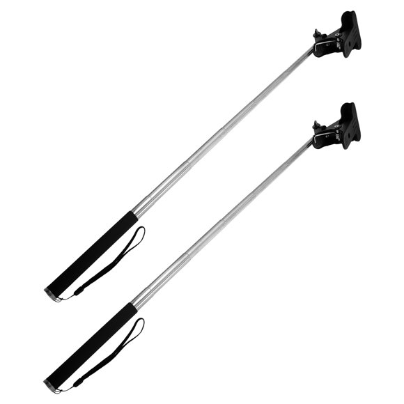 CRILSTYLEO 2Ud Soportes De Carteles Ajustables De Acero Negro Para Eventos Y Desfiles
