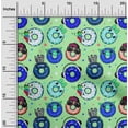 thumbnail image 2 of oneOone Polyester Spandex Light Green Fabric Kawai Sewing Material Print Fabric By The Yard 56 Inch Wide-P3, 2 of 5