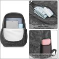 thumbnail image 4 of 17 Inch Lightweight Backpack,PVC Waterproof Oxford Fabric, Ergonomically Designed, with Large Capacity, Camouflage Print, 4 of 5