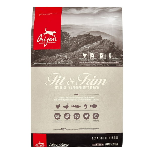 Orijen Fit & Trim Biologically Appropriate GrainFree Dry Dog Food