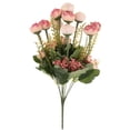 thumbnail image 2 of 1 Ramo Artificiales Decoración para hogar / Oficina Camellia Buds rojo Colco Flores artificiales de seda, 2 of 8