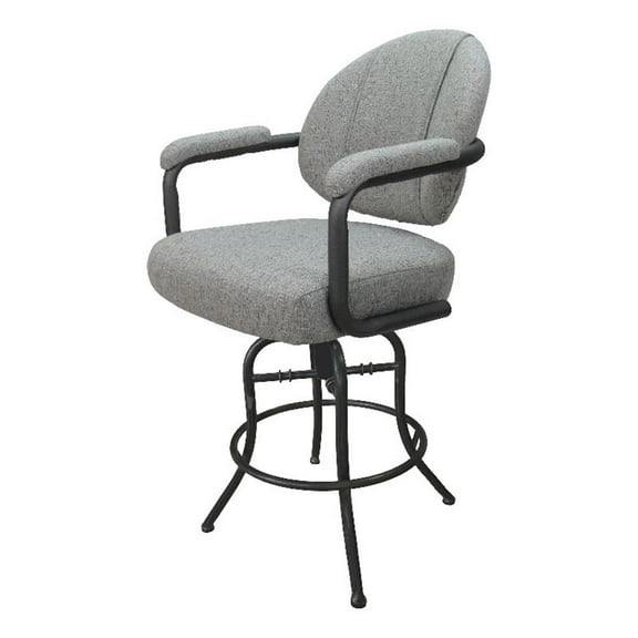 Swivel Tilt Metal 30" Bar Stools - M-70 - Hemsath Slate - Grey