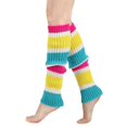 thumbnail image 2 of KyCheLot Womens Leg Warmers Ribbed Knit Knee High Winter Fall Thermal Cover Leg Warmers Stocking, 2 of 3