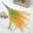 thumbnail image 7 of Artificial Wheat Stems | 5-Piece Lifelike Wheat Ears | 43cm Yellow Plastic Decorative Botanicals for Indoor Home Decor, 7 of 7