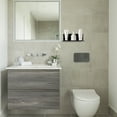 thumbnail image 3 of Estante de almacenamiento de acrílico para baño, 2 unidades, para colgar en la pared, 3 of 6
