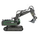 thumbnail image 4 of Carro de control remoto Irfora Excavadora RC 1/20 2,4 GHz 11CH RC camión de construcción vehículos de ingeniería juguetes educativos para niños con música ligera 2 baterías Irfora Carro de control remoto, 4 of 7