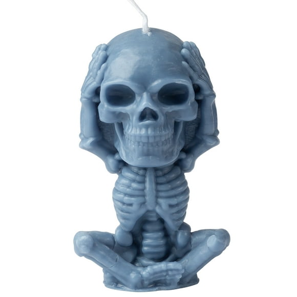 Rejuuv Skull Creative Candle, Hand Holding Bead Halloween Skull Scented Candle