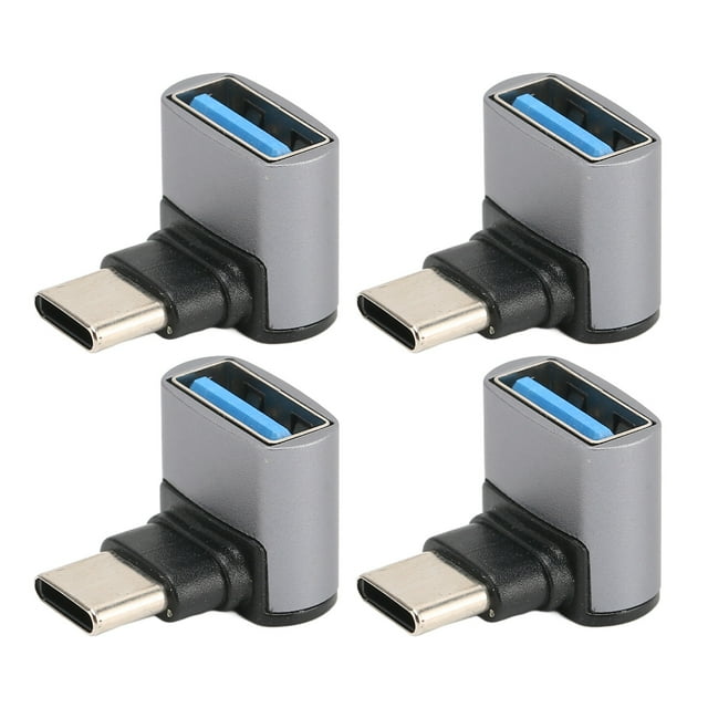 Adaptador USB C A USB De ángulo Recto, Adaptador USB Portátil De 90 Grados A USB C Para Computadora Portátil ANGGREK Usb C Female to Usb Male Adapter