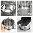 thumbnail image 4 of FESTFENDS 2Ud Bowls De Inoxidable Para Y Perros Con Superficie Lisa Y Antivuelco De Color Plata, 4 of 8