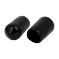thumbnail image 3 of Tapa de extremo de manguera de goma de 7.5 mm de diámetro interior, protector de rosca, color negro, 100 piezas, 3 of 3