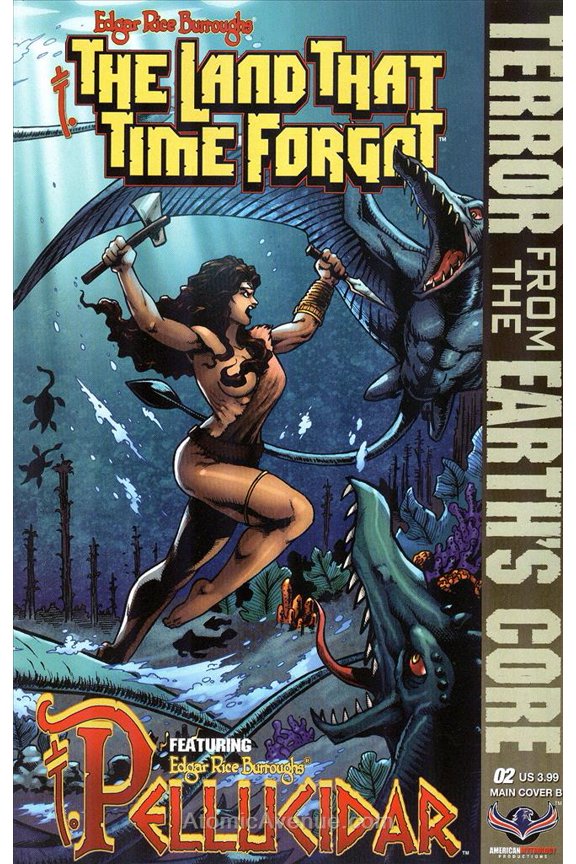 Land That Time Forgot/Pellucidar, The (Edgar Rice Burroughs' ) #2B VF ; American Mythology Comic Book
