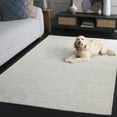 thumbnail image 3 of SAFAVIEH Abstract Naomh Solid Area Rug, Light Gray/Ivory, 5' x 8', 3 of 11
