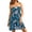 13#m Royal Blue, variant on Hawaiian Dresses for Women Strapless Mini Tube Dress Graphic Smocked Beach Cover Up Flowy Boho Sleeveless Dresses Resort Wear Royal Blue 2XL