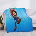 thumbnail image 4 of Saiise Mario J Throw Blanket 60"x50" ,Soft Lightweight Cozy All Season Blanket for Bed,Couch,Car, 4 of 8