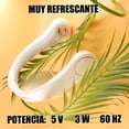 thumbnail image 4 of Ventilador de Cuello Portátil,360° con Enfriamiento,3 Velocidades,Rosa,Blanco,Regalo Ideal para Hombre, Mujer,Niños y Niñas,para temporada de calor o espacios reducidos para cualquier lado, 4 of 6