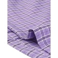 thumbnail image 5 of INSPIRE CHIC Robe Blazer à Carreaux pour Femme à Revers Cranté à Double Boutonnage Violet P, 5 of 5
