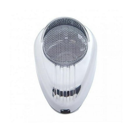 United Pacific Chrome Plastic Signature C.B. Microphone Cover - Plain 41201