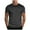 Black-workout shirts for men, variant on FNFYFH Men's Athletic Running T-Shirts Moisture Wicking Gym Workout Shirts Short Sleeve Sports Tee Tops