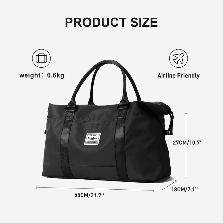 SYCNB Womens Travel Bags, Weekender Carry on for Women, Sports Gym Bag, Workout Duffel Bag, Overnight Shoulder Bag Fit 15.6 inch Laptop (Large, Leaves