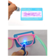 thumbnail image 3 of Sunrain Gafas de bloqueo de luz azul compatibles con gafas de computadora para niños, protección UV Anti-G Rojo Verde, 3 of 4
