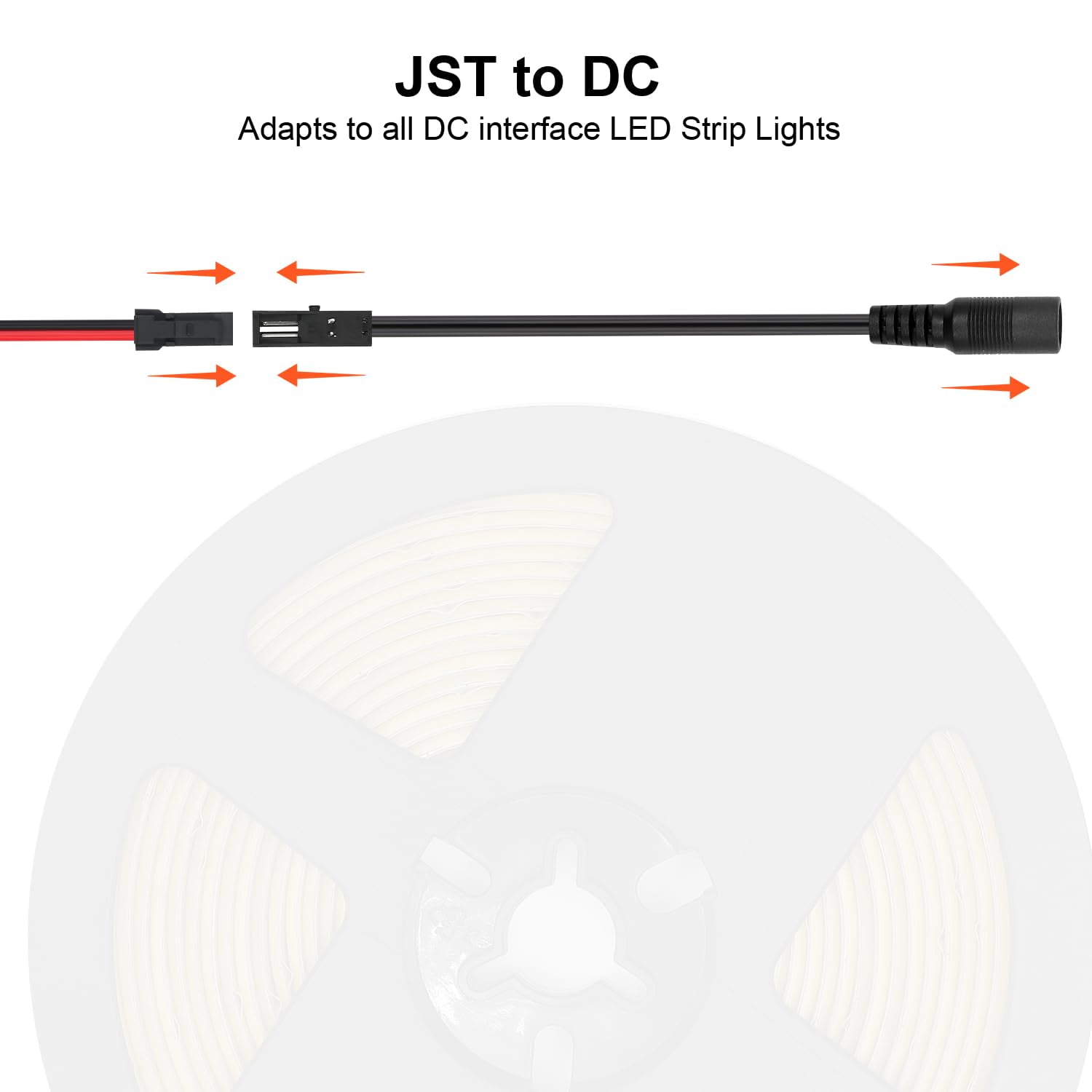 VST 16.4ft COB LED Strip Lights Warm White 2700K, 24V Dimmable LED Tape Light, 48w, 2640 LEDs, Ra 93+, IP30, Lighting for Kitchen, Cabinets, UL Listed (Power Source Not Included)