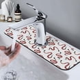 thumbnail image 7 of Kdxio Red Snake Pattern Non-Slip Diatom Mud Faucet Drain Pad,Self Absorbent Mat for Kitchen Sink for Variety Kitchen & Bathroom Countertops, 7 of 7