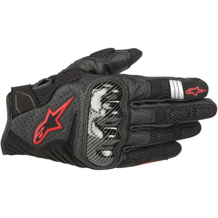 Alpinestars 2019 SMX-1 Air v2 Leather Gloves - Black/Red -