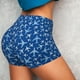 thumbnail image 4 of Fotbe Airplanes in the Sky Shorts Sin Costuras – Shorts Deportivos de Cintura Alta para Mujer, Elásticos para Gimnasio, Yoga, Running o Ciclismo-Large, 4 of 8