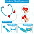 thumbnail image 5 of Syenll Doctor Kit for Toddlers, 17 Pcs Pretend Play Medical Kit with Stethoscope, Pretend Play Toys for Kids Age 3-7 Years Old, 5 of 9