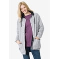 thumbnail image 4 of Woman Within Plus Size Fleece Nylon Reversible Jacket, 4 of 6