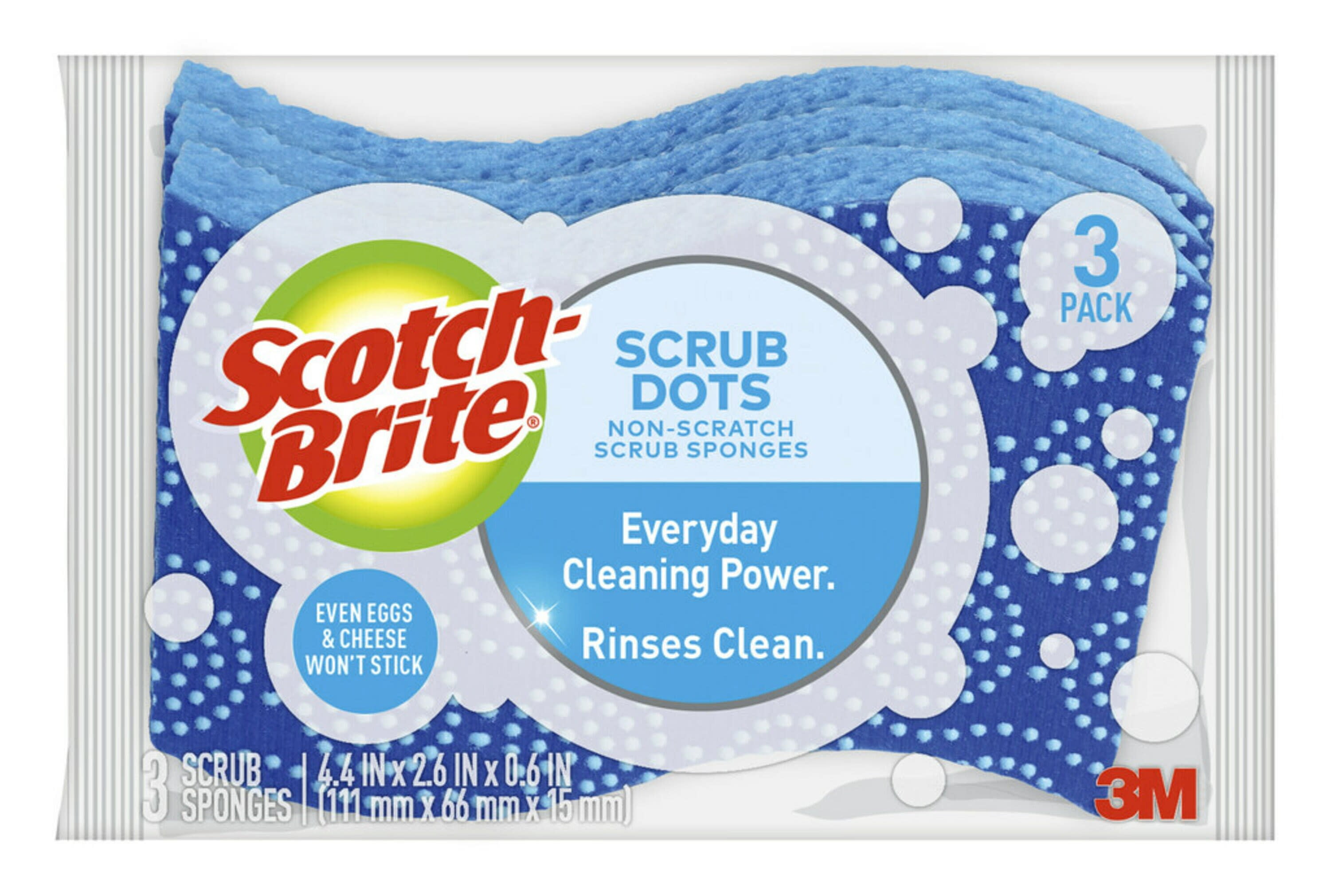 ideal for everyday washing-up Scotch-Brite Delicate Non-Scratch Scrub Sponge 12 pieces including non-stick cookware and glass 