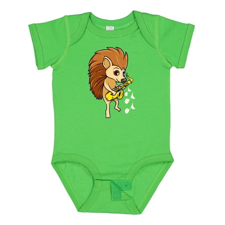 

Inktastic Saxophone Player Funny Music Porcupine Gift Baby Boy or Baby Girl Bodysuit