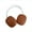 brown, variant on For AirPods Max Case, Genuine Leather Protective Cover with Lychee Grain Texture & Storage Bag